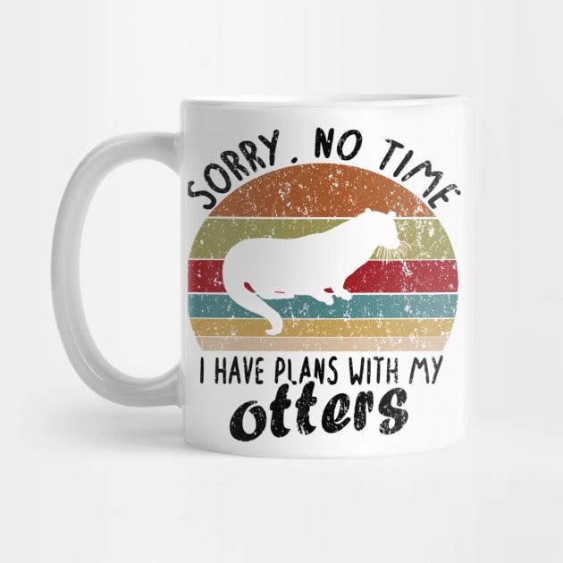 Otter otter vintage pun animal motif Love by FindYourFavouriteDesign